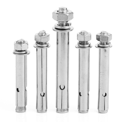 201不锈钢膨胀螺栓M6|m8|m10|m12|m16*60|80|100地板拉爆膨胀螺丝