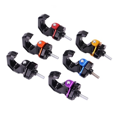 摩托车改装配件助力车自行车铝合金双挂钩电动车挂钩头盔挂钩批发