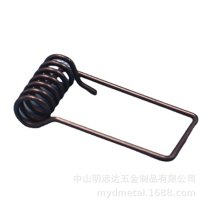 中山火炬开发区弹簧厂家低价定制各种微型精密线成型扭转弹簧