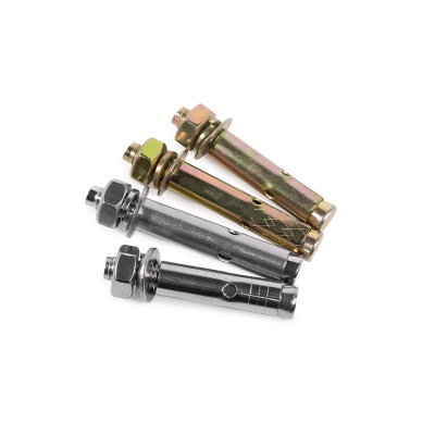 膨胀螺丝201国标镀锌拉爆爆炸螺栓不锈钢加长彩锌M6M8M10M12M14